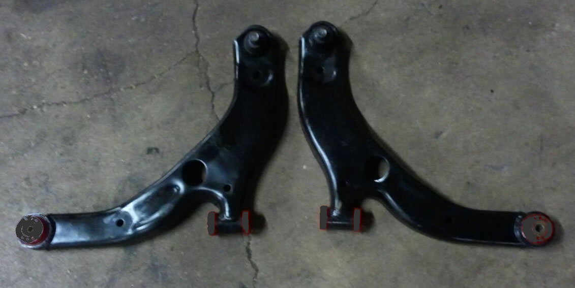  Mazda OEM Front Lower Control Arm Passenger Side Mazdaspeed Protege - Click Image to Close